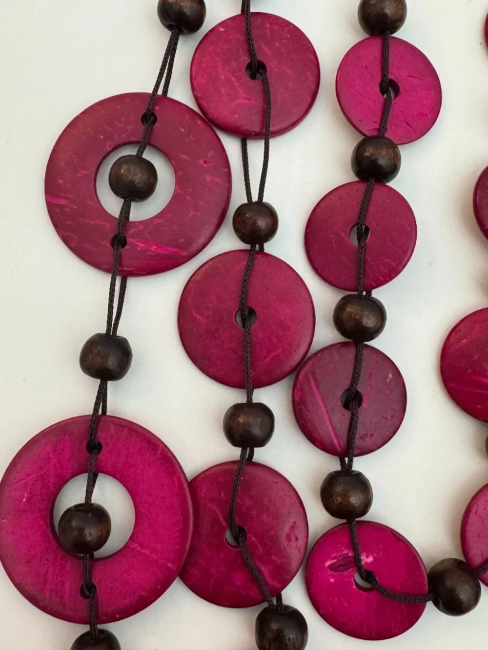 Lot of 11 pcs Paparazzi Jewelry Wooden & Beaded Necklace Sets Matching Earrings